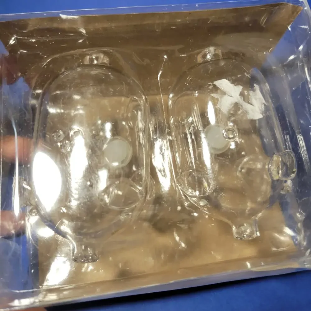 World Market clear plastic pig salt and pepper shakers!